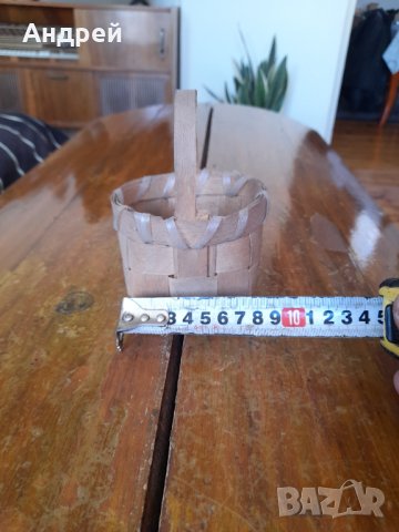 Стара кошница,кошничка #3, снимка 3 - Други ценни предмети - 40391698