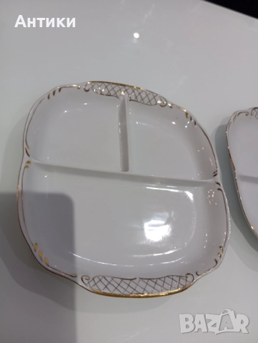 Порцеланови плата за сервиране маркирани, снимка 9 - Сервизи - 52642601