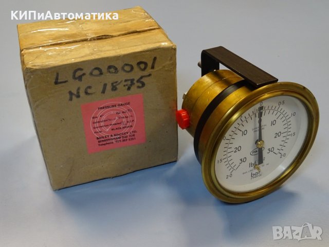 Диференциален манометър Bailey& Mackey Ф100 mm, снимка 7 - Резервни части за машини - 41728838