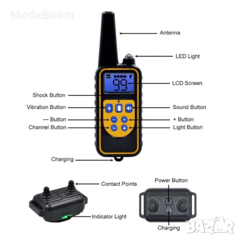 Електронен нашийник за обучение на кучета – Контрол, комфорт и безопасност във всяка тренировка, снимка 5 - За кучета - 48705589