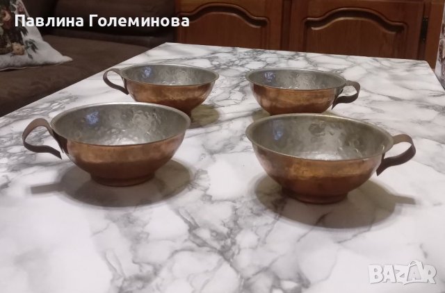 Медни чашки за кафе