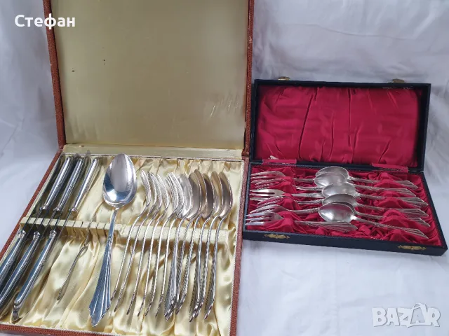 Комплект посребрени прибори