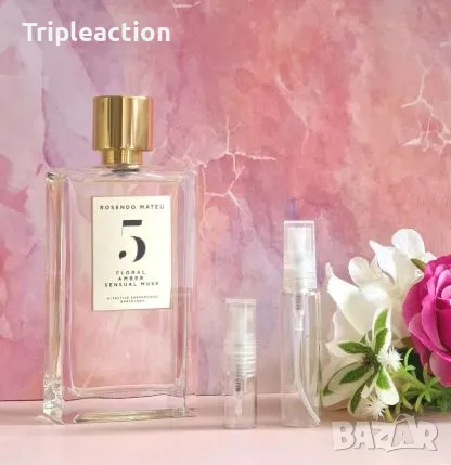 Отливка 10мл от Rosendo Mateu Nº 5 Floral, Amber, Sensual Musk, снимка 2 - Унисекс парфюми - 50209655