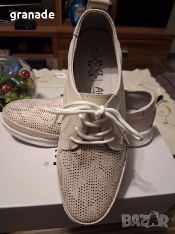 Български дамски обувки ест. кожа 38, снимка 2 - Дамски ежедневни обувки - 52018544