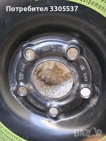 Резервна гума патерица за Ауди А5, снимка 2 - Гуми и джанти - 51223778