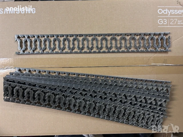 Нови Перфорирани Шини (Метални, Английски) - 12 броя, снимка 2 - Строителни материали - 51152450