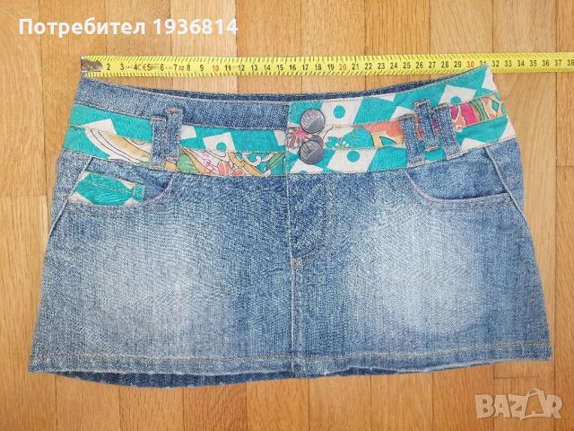 Детска дънкова пола на Desigual , снимка 2 - Детски рокли и поли - 41144446