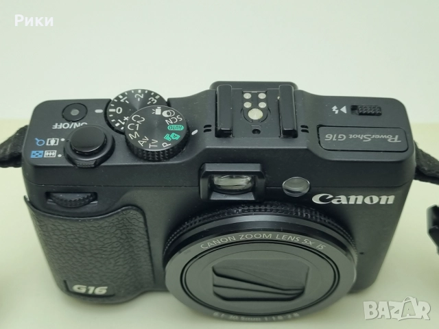 Canon PowerShot G16 Digital Camera 12.1MP 1080P/60p HD, снимка 3 - Фотоапарати - 52727740