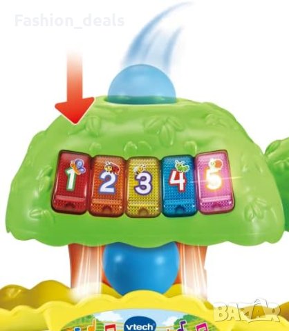 Нова VTech Интерактивна играчка Деца/Цветни топчета Светлини музика/Изучаване цифри животни