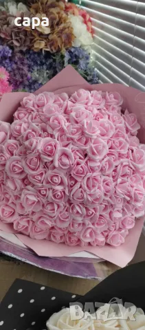 Букети от вечни рози , снимка 6 - Изкуствени цветя - 49124239