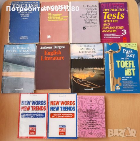 Учебници, учебни помагала и речници по английски и немски език, снимка 1 - Чуждоезиково обучение, речници - 35990688