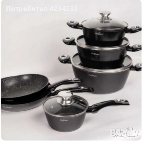 комплект тенджери , снимка 3 - Съдове за готвене - 53195727