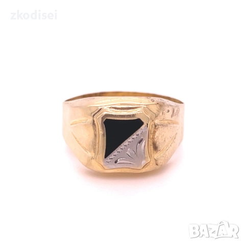 Златен мъжки пръстен 3,63гр. размер:63 14кр. проба:585 модел:33751-1