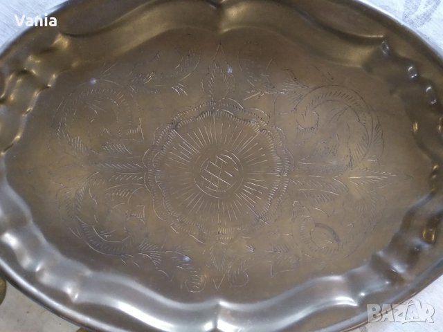 Чашки с поднос от месинг, снимка 7 - Колекции - 34155166