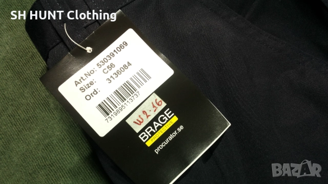 BRAGE Brandy Light Work Wear Pant размер 56 / XL - XXL работен панталон W2-16, снимка 11 - Панталони - 52066949