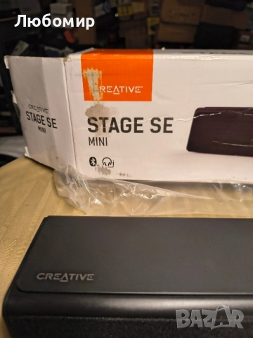 Мини саундбар Creative Stage SE черен , снимка 7 - Bluetooth тонколони - 52187353