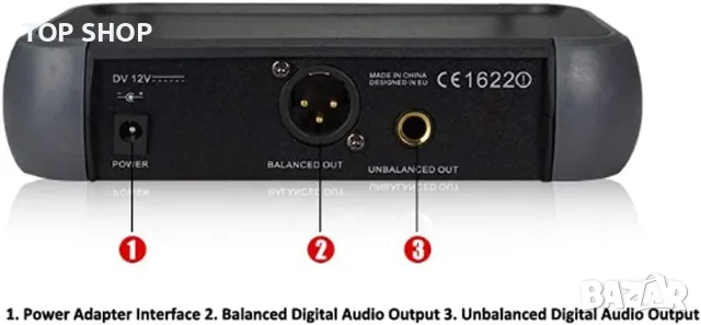 Комплект професионални безжични микрофони AMMOON AM 268, снимка 8 - Микрофони - 48492516