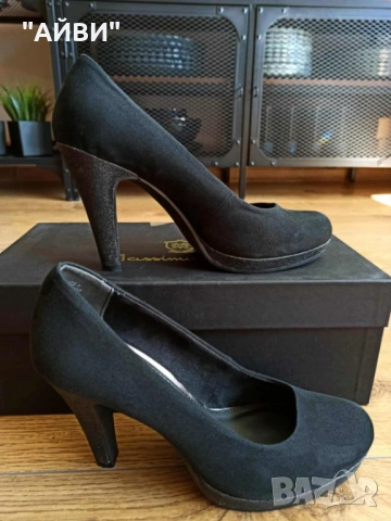 Дамски маркови обувки Marco Tozzi, снимка 10 - Дамски обувки на ток - 52640517