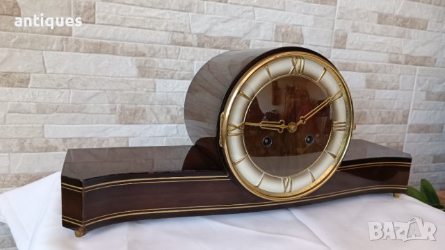 Стар каминен часовник - Dugena - Germany - Антика - 1960", снимка 3 - Антикварни и старинни предмети - 40920084