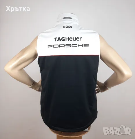 Porsche Motorsport x Boss Softshell Vest - Оригинален мъжки елек размер M-L, снимка 5 - Якета - 49192289