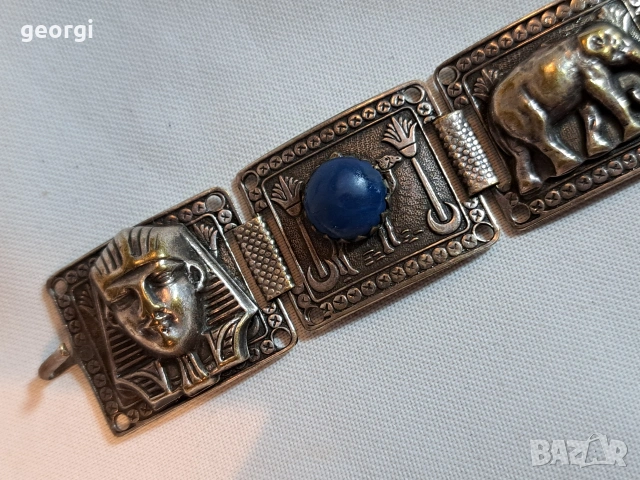 винтидж египетска гривна Art Deco 32/1, снимка 7 - Гривни - 53394534