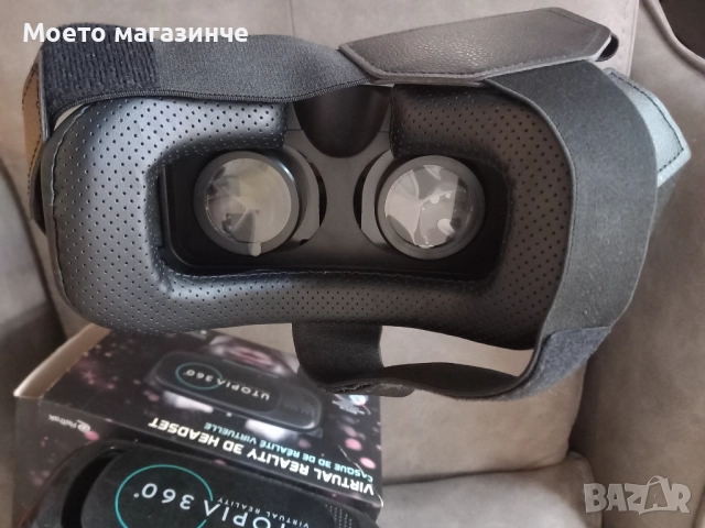 Нови VR очила (очилa за виртуална реалност) Utopia 360° с кутия (2 броя налични), снимка 5 - 3D VR очила за смартфон - 52163892