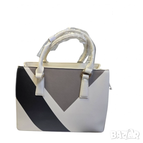 Дамска чанта с геометричен дизайн, снимка 8 - Чанти - 52099300