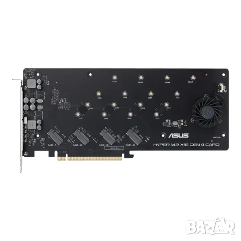 Нова ASUS Hyper M.2 x16 Gen 4 карта за 4 NVMe SSD - 2 г. гаранция, 10 бр., снимка 5 - Кабели и адаптери - 56270043