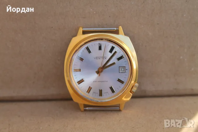Нов неносен механичен Швейцарски часовник ''Ventex'', снимка 2 - Мъжки - 47452171