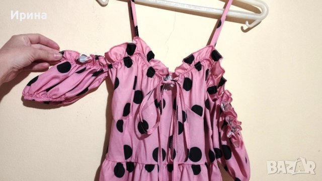 Дамска рокля на точки, снимка 2 - Рокли - 40474840