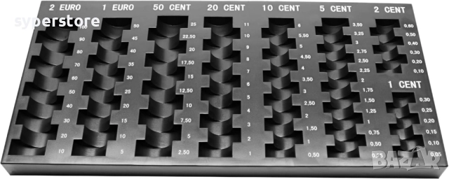 Монетнитк за евро монети Digital One SP01132, за стотинки в евро, ресто, Euro Coin Dispenser, снимка 2 - Нумизматика и бонистика - 52237078
