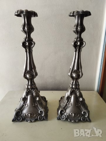 два свещници арт деко-комплект