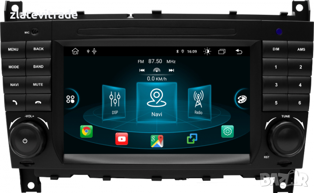 MERCEDES C CLK 7" W203 W467 АНДРОИД НАВИГАЦИЯ, 9321