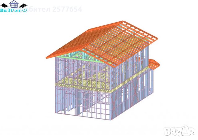 Къща,Преместваема къща,Сглобяеми къщи,Модулни,Жилищни-102,6м²