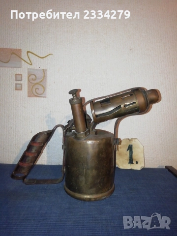 Три броя уникални лампи: карбитна, газена, бензинова-керосинова. , снимка 3 - Антикварни и старинни предмети - 53395061