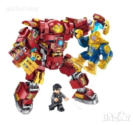 Конструктор Железният човек срещу Танос – 2 в 1, 422 части, снимка 2 - Конструктори - 52089118