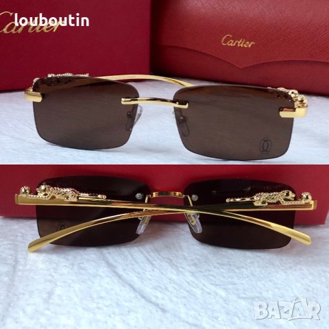 Cartier висок клас слънчеви очила Мъжки Дамски слънчеви 4 цвята
