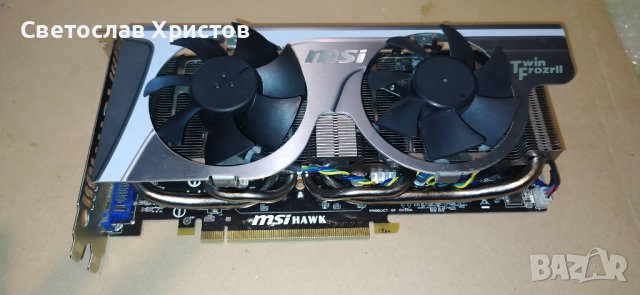 Продавам видео карта nVidia MSI N460GTX HAWK 1GB DDR5 256bit 2xDVI mini HDMI PCI-E