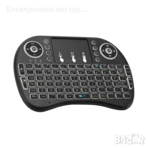 Мини безжична клавиатура с тъчпад и подсветка mini keyboard, снимка 5 - Друга електроника - 42378173