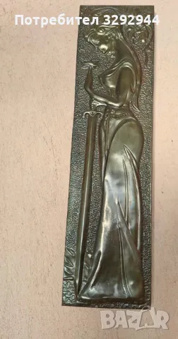 картина-метално пано царица Тамара, снимка 2 - Пана - 47454853