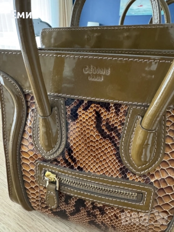 Дамска чанта тип Celine Nano Luggage (Реплика), снимка 4 - Чанти - 56266869
