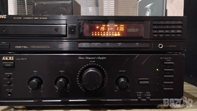 Транзисторен стерео усилвател Akai AM-27., снимка 4 - Ресийвъри, усилватели, смесителни пултове - 52353897