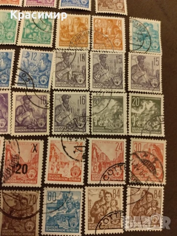 Пощенски марки ГДР.5 годишен план , снимка 11 - Филателия - 51359940