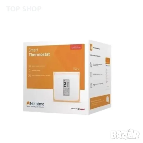 Netatmo Smart Термостат, Wi-Fi, Програмируем, Съвместимост iOS и Android, Бял, снимка 6 - Други - 49308528