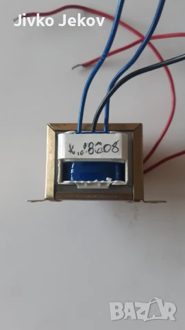 Трансформатор 230V / 9V-0-9V, снимка 3 - Друга електроника - 50657509
