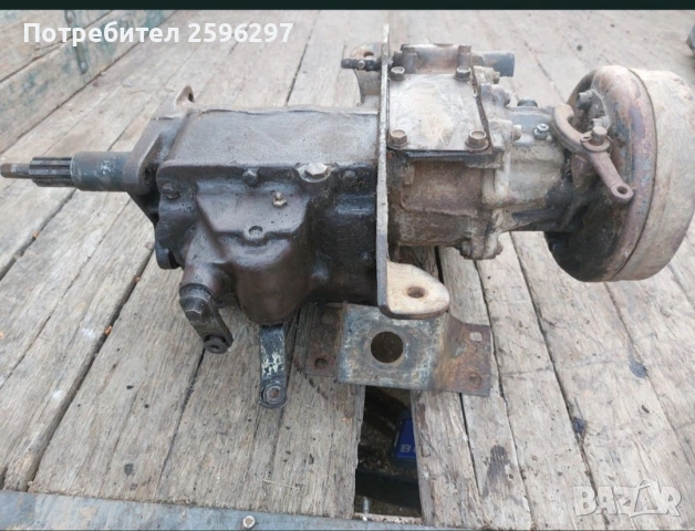 скорости, раздатка, заден мост 37/8 и 4 бр ресори за уаз 452, снимка 4 - Части - 53653193