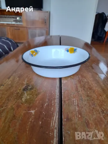 Стара емайлирана паница #12