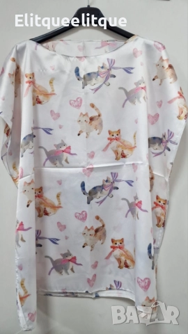 Луксозна плажна туника от 100% коприна – стил и комфорт за летните дни