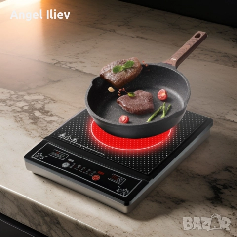 Единичен индукционен котлон Cheffinger CF IND200 2000W