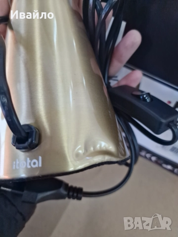 Лава лампа iTotal - златист/оранжев цвят 30W, снимка 3 - Други - 52798305